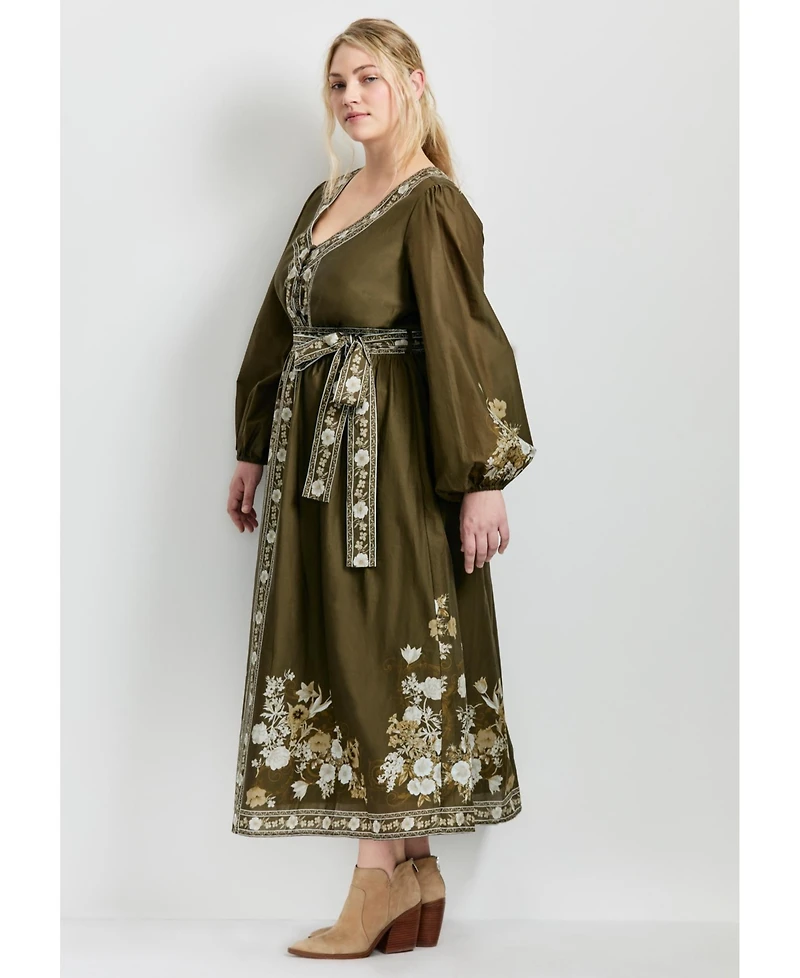 Avenue Women's Plus Ethereal Escape Maxi Dress