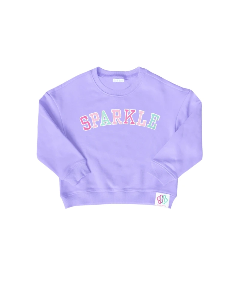 Bits & Bows Toddler Girls Sparkle Sweatshirt