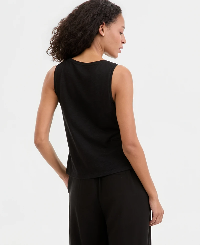 Liverpool Los Angeles Women's Sleeveless Lace Knit Top