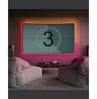 Monster Cable Monster 32.8ft Sound Reactive Smart Multi-Color Multi-White Led Light Strip