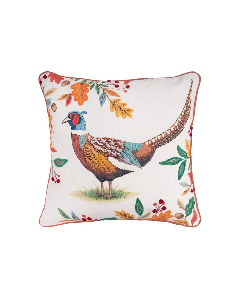 C&F Home Harvest Pheasant Throw Pillow