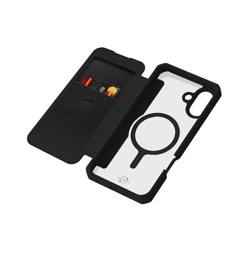 ITSkins Hybrid_R Folio MagSafe Case for Apple iPhone 16