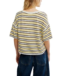 Free People Women's Clean Rugby Scoop Neck T-Shirt