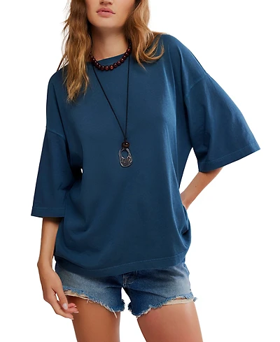 Free People Women's Perfect Oversized Crewneck T-Shirt