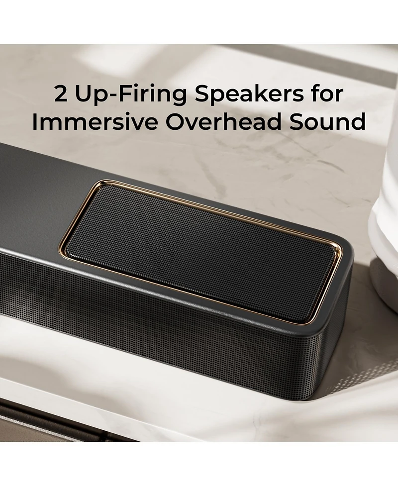 Ultimea Skywave X40 5.1.2ch Sound Bar for Smart Tv w/Dolby Atmos, Wireless Surround Sound System for Tv, 530W Soundbar with Wireless Subwoofer