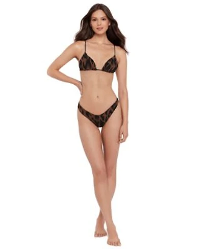 Steve Madden Womens Over The Shoulder Triangle Top Scoop Hipster Bottoms