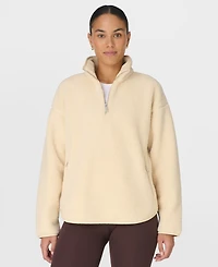 Sweaty Betty Women's New Plush Half Zip Sweatshirt
