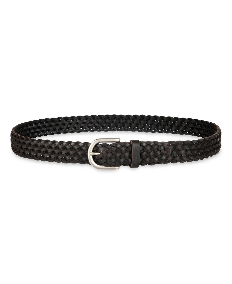 Levi's Women's Fully Adjustable Leather Braided Belt
