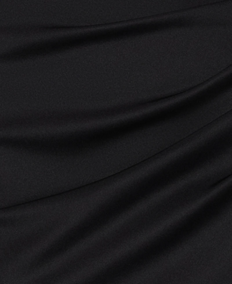 Xscape Petite One Shoulder A-Line Long Dress