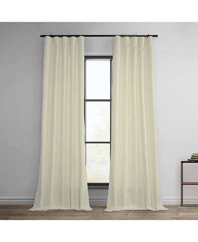 Half Price Drapes Dobby Linen Curtain