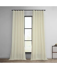 Half Price Drapes Dobby Linen Curtain