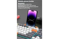 Risokeys Wired Usb Metal Gaming Keyboard and Mouse Set – Mechanical Feel, Esports Ready, White Ash