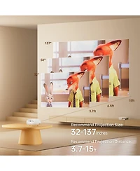 Artsea 1080P Mini Projector 9500L, Portable Hd Movie Projector for Laptop/Tv Stick/Hdmi/Usb/PS4/PS5/Smartphone