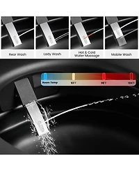 Casainc Smart One-Piece Bathroom Fixture With Heated Seat, Auto Flush, Automatic Lid, Wash And Air Dryer