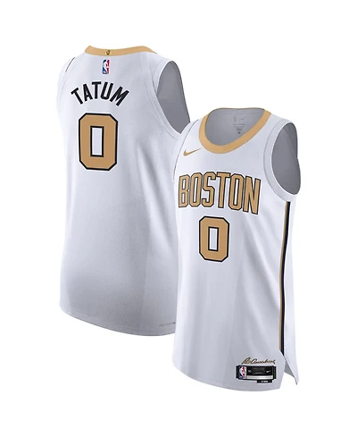 Nike Men's and Women's Jayson Tatum White Boston Celtics 2025/26 City Edition Authentic Jersey