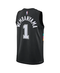 Nike Men's and Women's Victor Wembanyama Black San Antonio Spurs 2025/26 City Edition Swingman Jersey