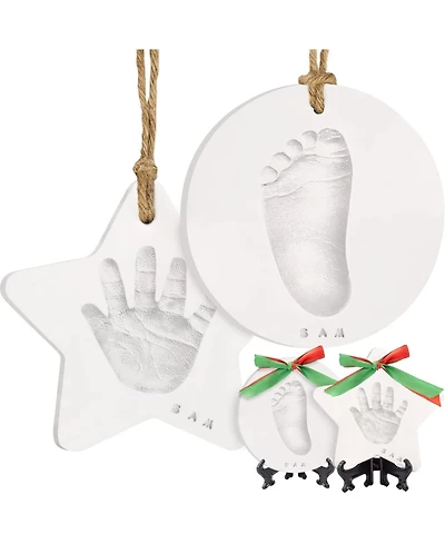 KeaBabies Twinkle Baby Hand and Footprint Kit, Dog Paw Print Kit, Baby Handprint Ornament Kit for Newborn, Babies, Boys, Girls