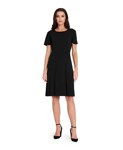 Tahari Asl Women's Short-Sleeve Dress