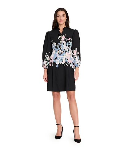 Tahari Asl Women's Collared Knee Length Dress