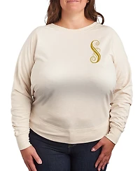 Hybrid Apparel Plus French Terry Long Sleeve Pullover Top