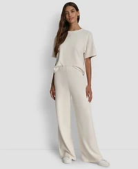 Dkny Jeans Women's High-Rise Wide-Leg Pants
