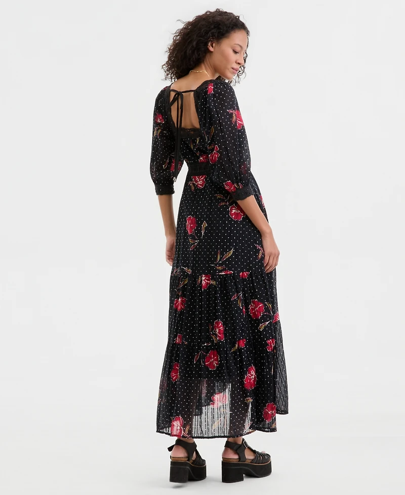 Free People Women's Morning Meadows Cotton Maxi Dress