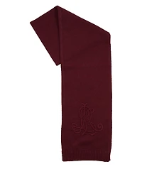 Lauren Ralph Embroidered Logo Scarf
