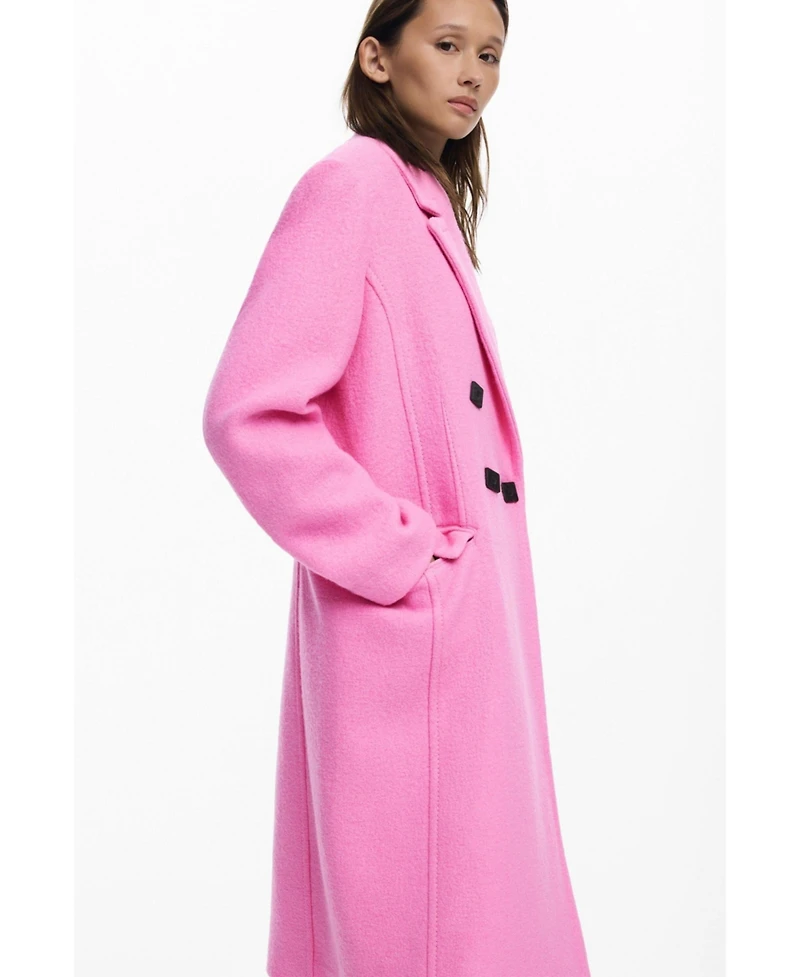 Desigual Women's Double-breasted coat with buttons