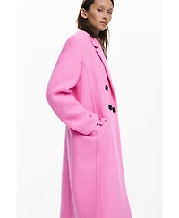 Desigual Women's Double-breasted coat with buttons