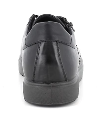 Alpine Swiss Men's Dante Made Italy Low-Top Leather Sneaker