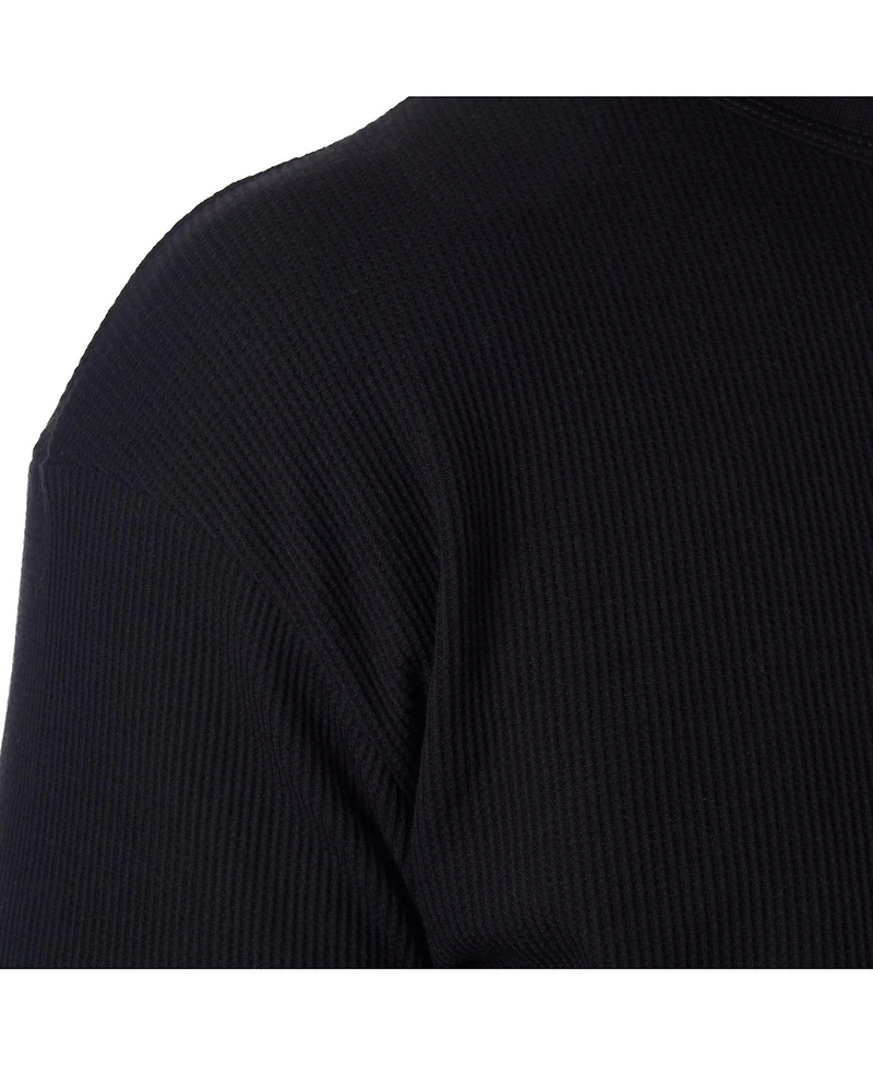 Alpine Swiss Men's Thermal Long Sleeve Top Waffle Knit Shirt Base Layer Underwear