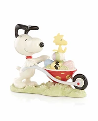 Lenox Snoopy Easter Egg Delivery Figurine