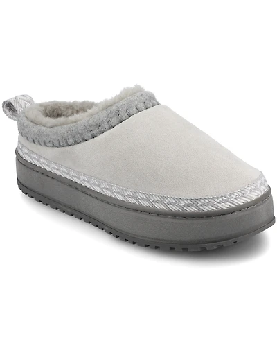 Journee Collection Women's Tarika Round Toe Clog Slippers