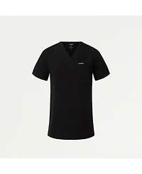 Jaanuu Women's Rhena 1-Pocket Slim V-Neck Scrub Top - Mauve Xl