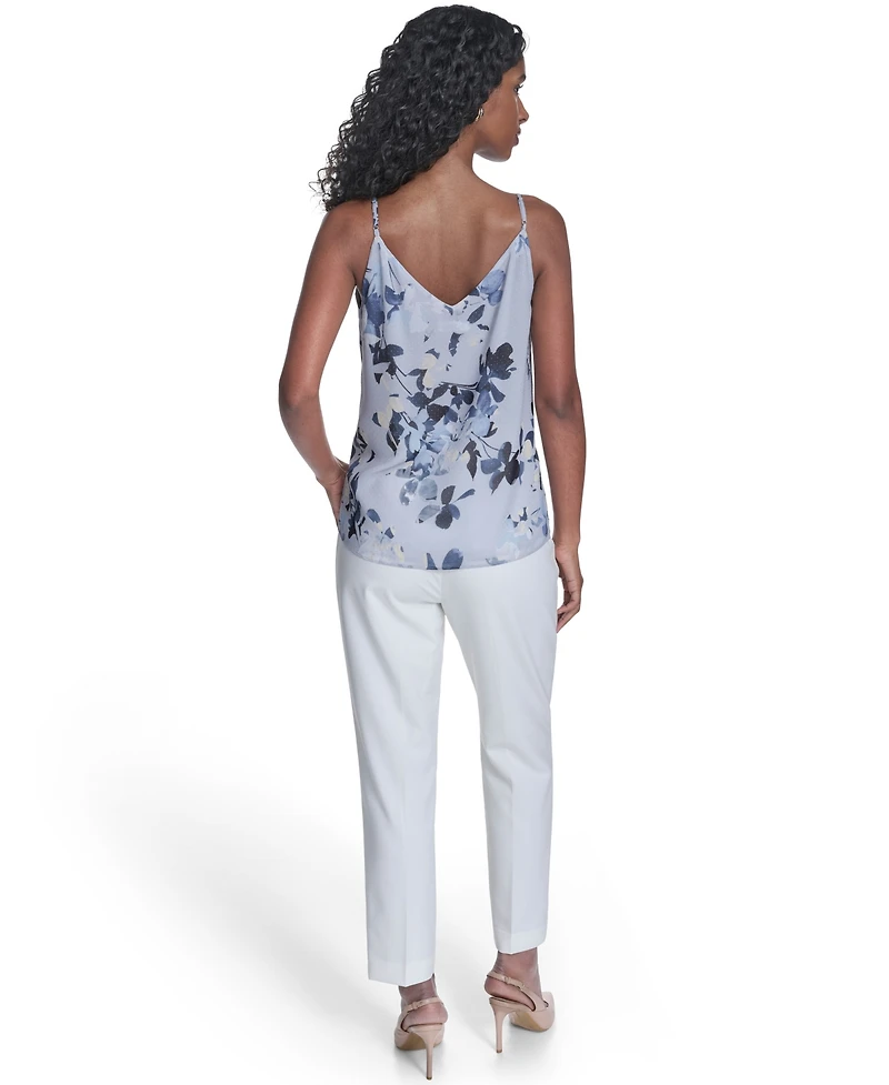Calvin Klein Women's Printed Metallic Dot Camisole Top