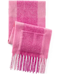 Lands' End Women's Brushed Blanket Fringe Scarf