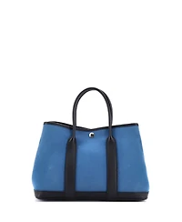 Pre-Owned Hermes 30 Garden Party Tote Toile and Leather