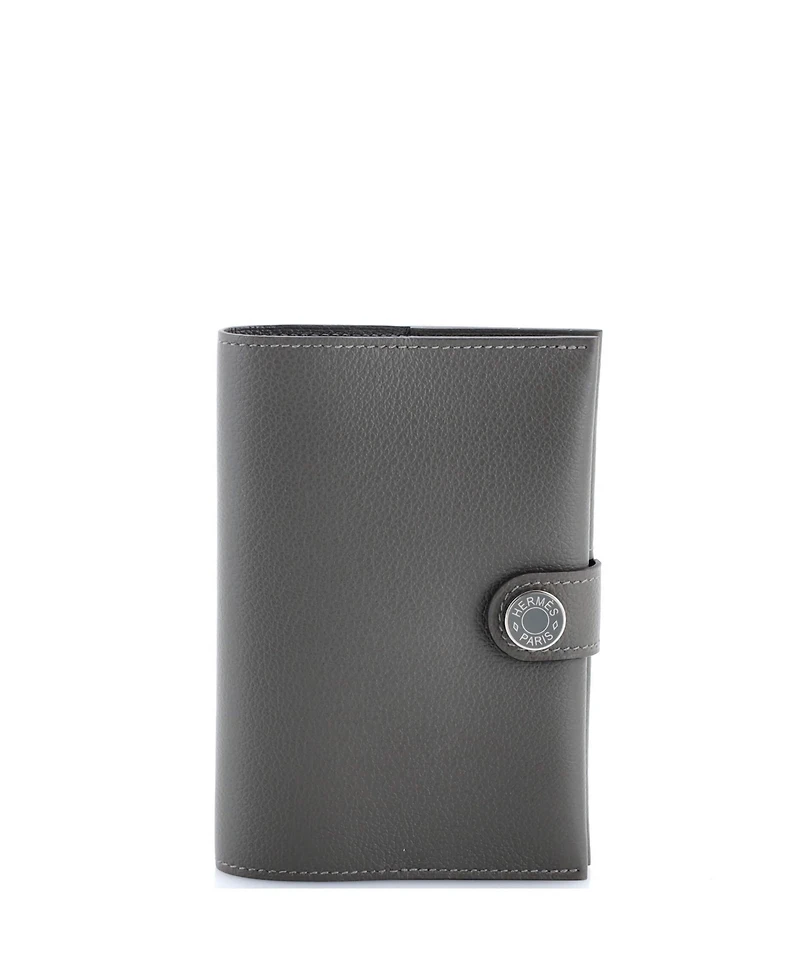 Pre-Owned Hermes R.m.s. Passport Cover Leather
