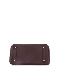 Pre-Owned Hermes Birkin 30 Handbag Brown Novillo with Gold Hardware