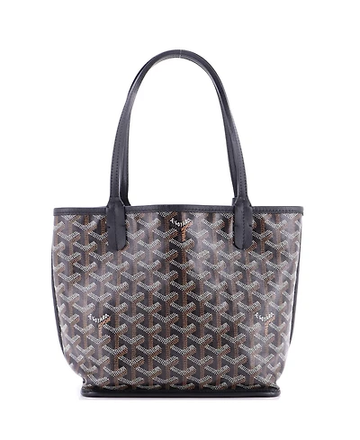 Pre-Owned Goyard Mini Anjou Reversible Tote Coated Canvas