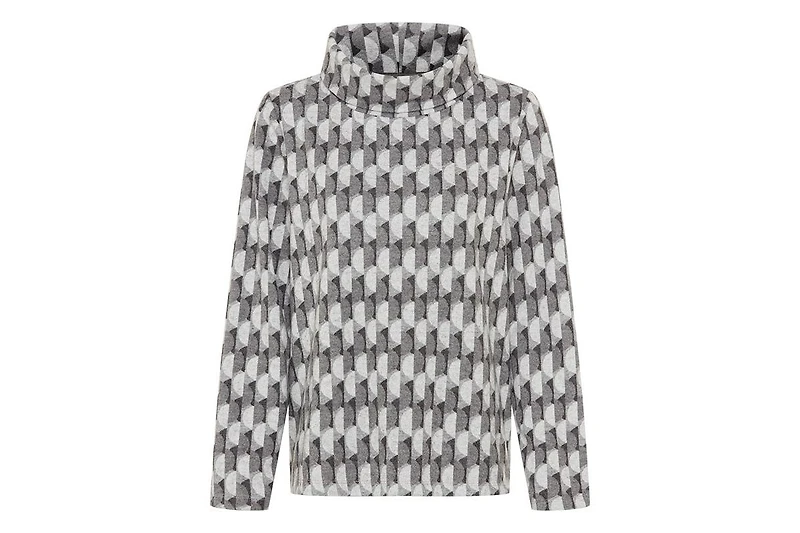 Olsen Women's Geo Jersey Top