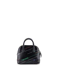 Pre-Owned Balenciaga Xxs Logo Ville Bag Printed Leather