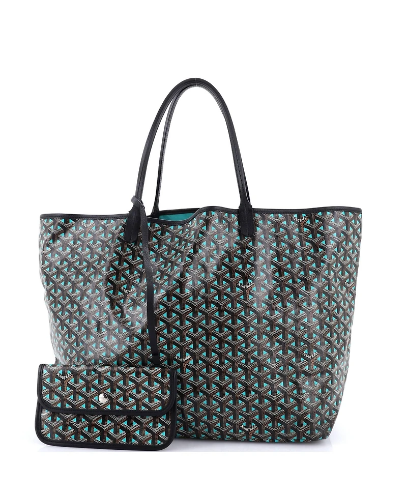 Pre-Owned Goyard Gm Saint Louis Tote Claire Voie Coated Canvas