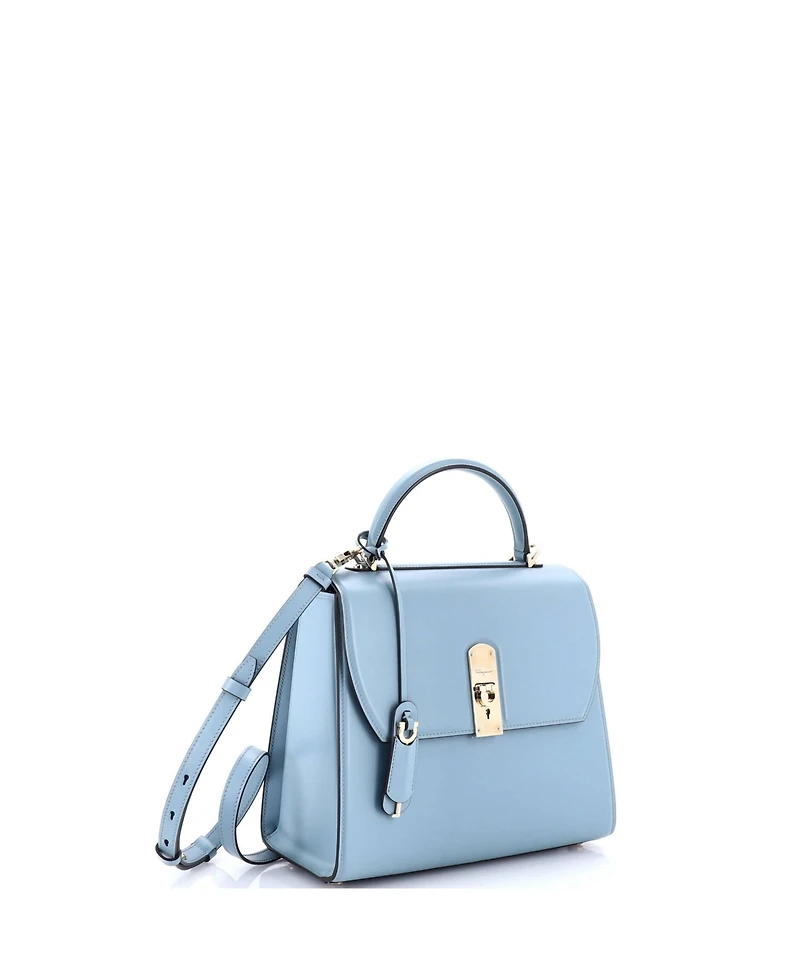 Pre-Owned Salvatore Ferragamo Boxyz Top Handle Bag Leather