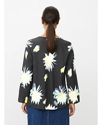 Masai Copenhagen Women's Kala Long Sleeve V-Neck Blouse