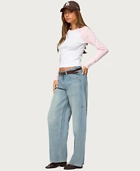 Edikted Women's Raya Long Sleeve T Shirt
