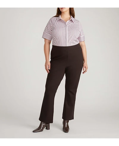 Universal Standard Women's Stretch Poplin Short Sleeve Shirt