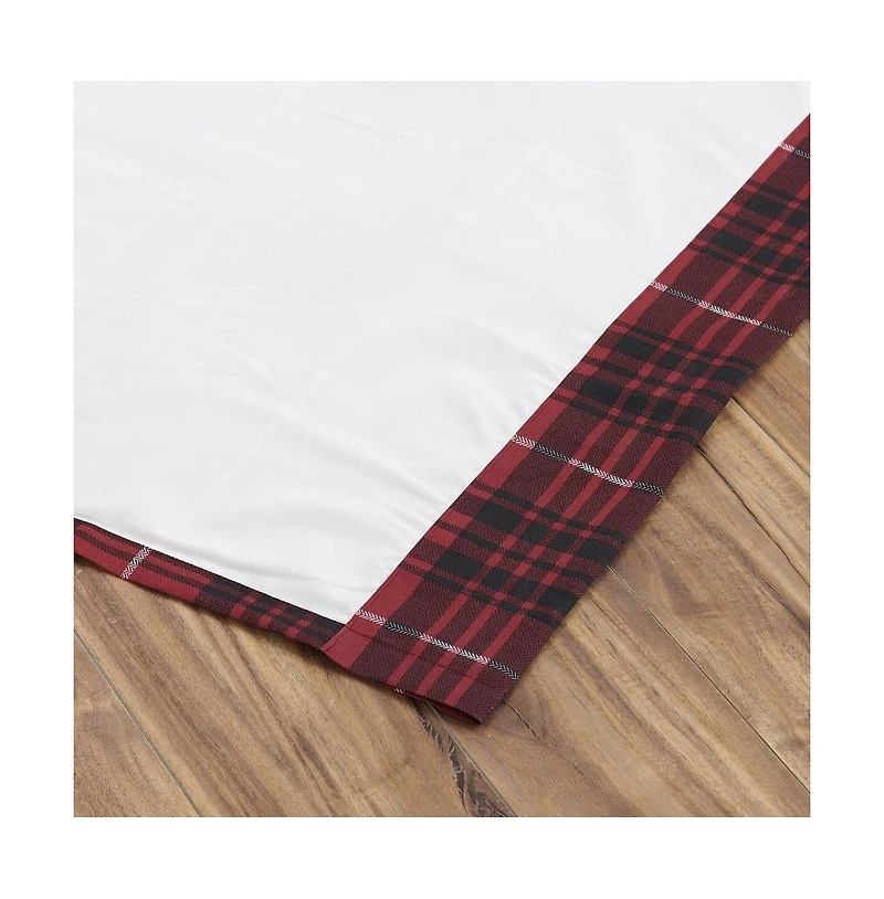 Greenland Home Fashions Timberline Curtain Panel Set - 84x84", Red