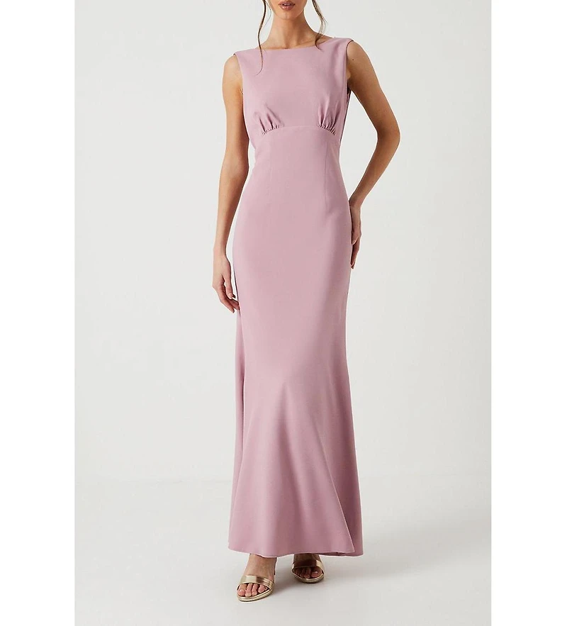 Coast Cowl Back Maxi Bridesmaid Dress