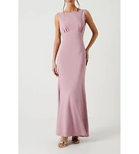 Coast Cowl Back Maxi Bridesmaid Dress